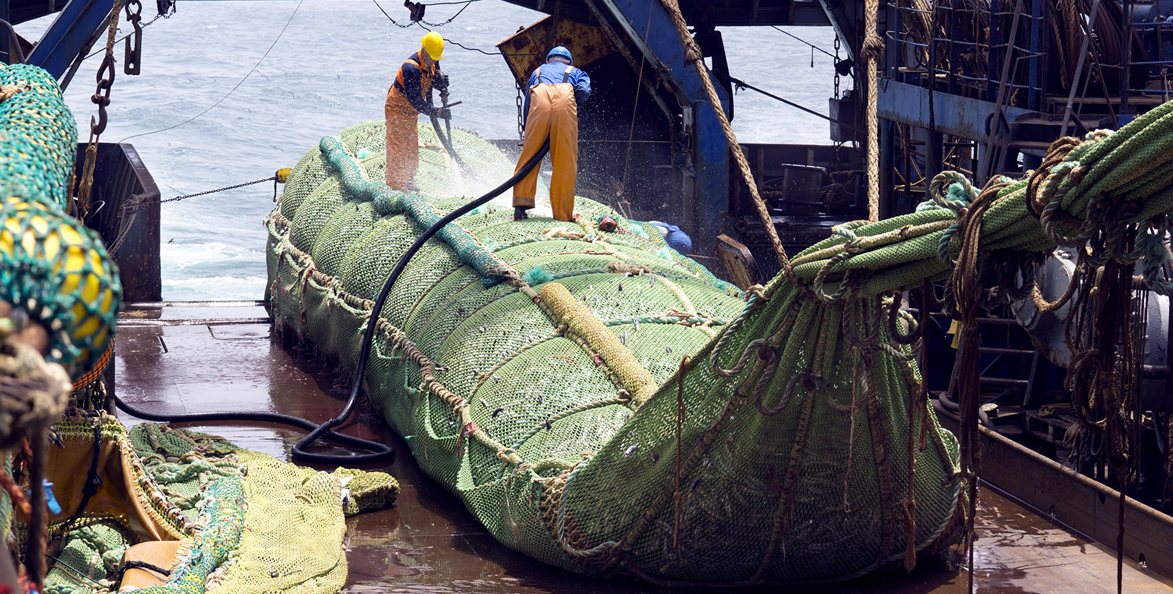 fishing net boat