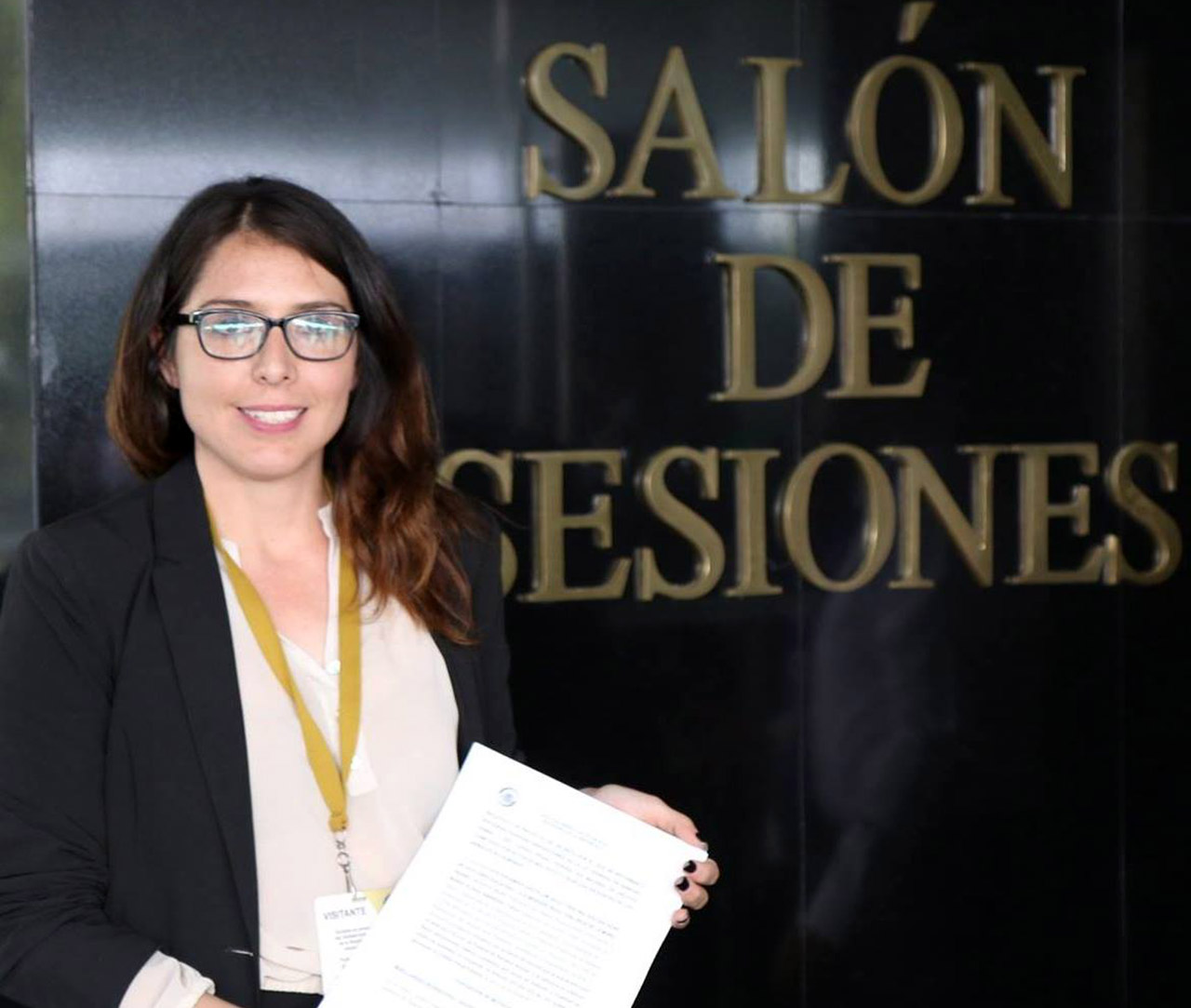 Dulce Ramírez with legal initiative