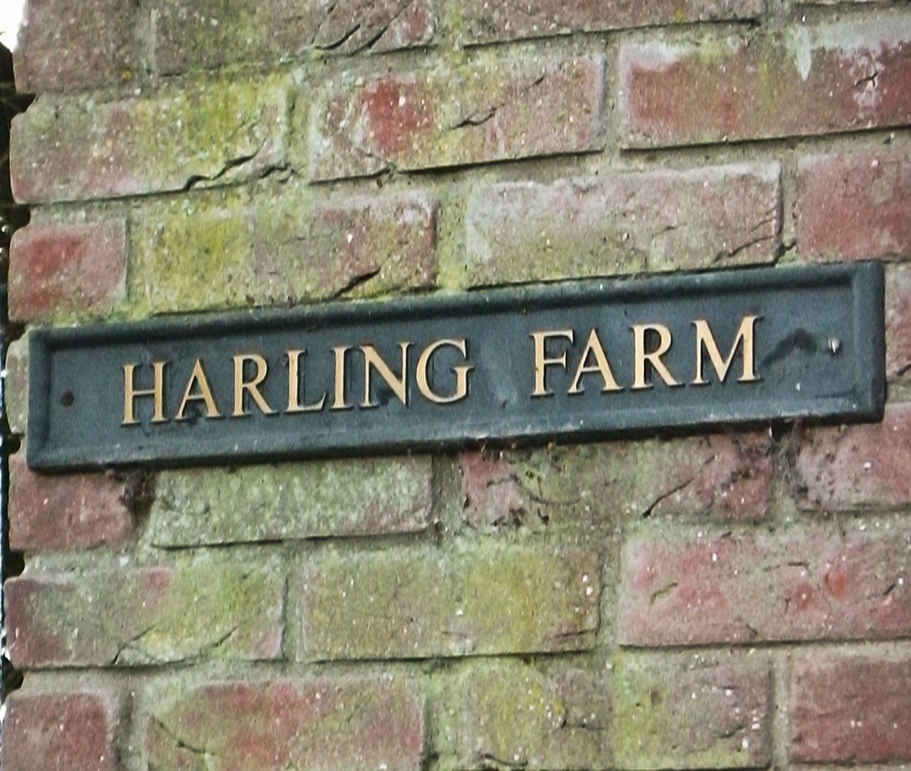 Harling Farm sign