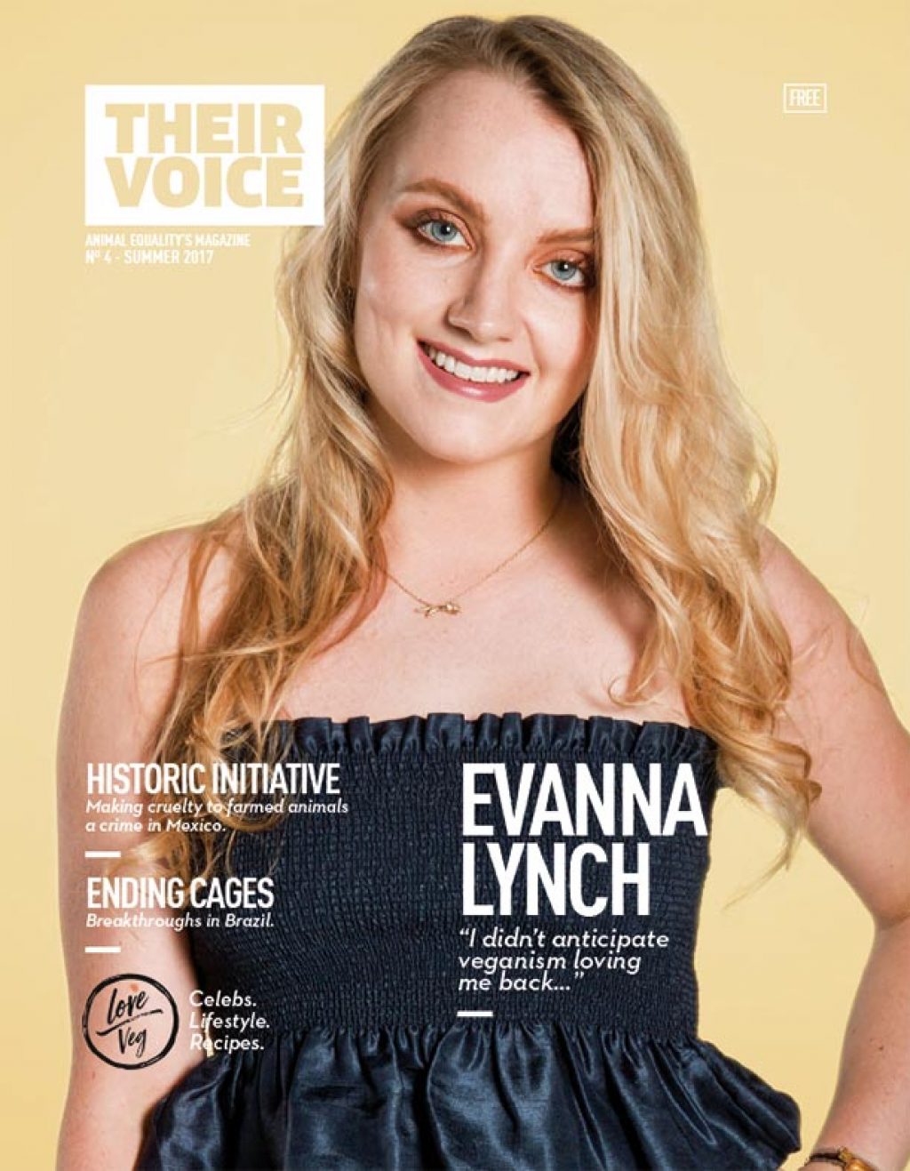 Cover of Their Voice - Animal Equality's Magazine number 4