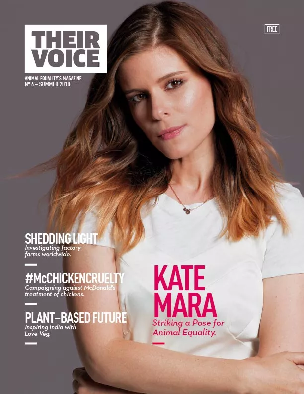 Cover of Their Voice - Animal Equality's Magazine number 6