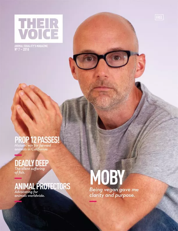 Cover of Their Voice - Animal Equality's Magazine number 7