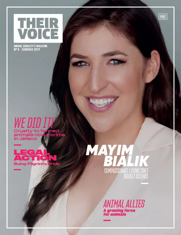 Cover of Their Voice - Animal Equality's Magazine number 8