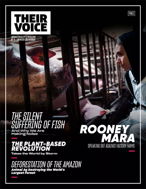 Cover of Their Voice - Animal Equality's Magazine number 9