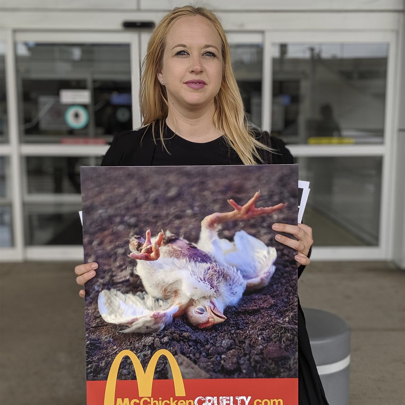 Protest against McDonald's