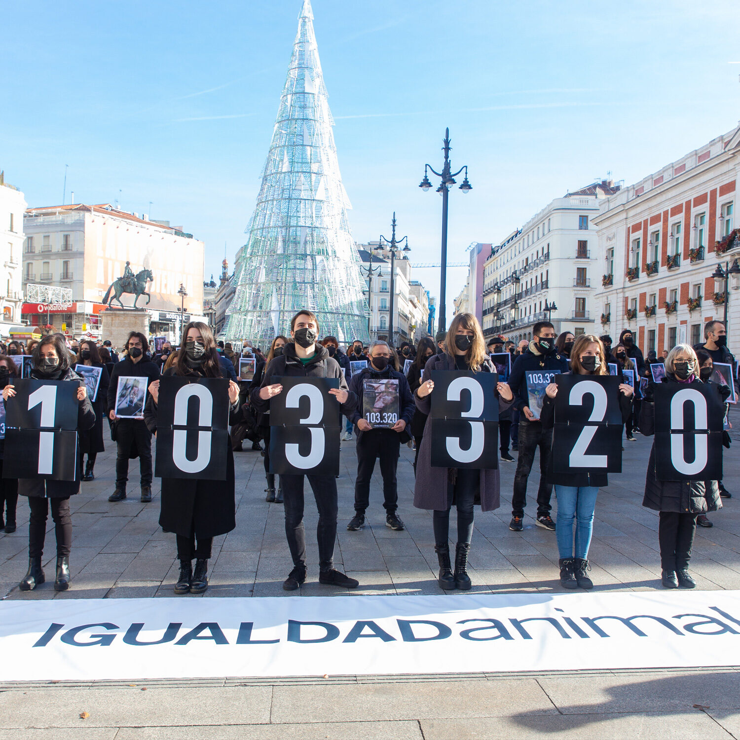 International Animal Rights Day protest in Madrid 2021
