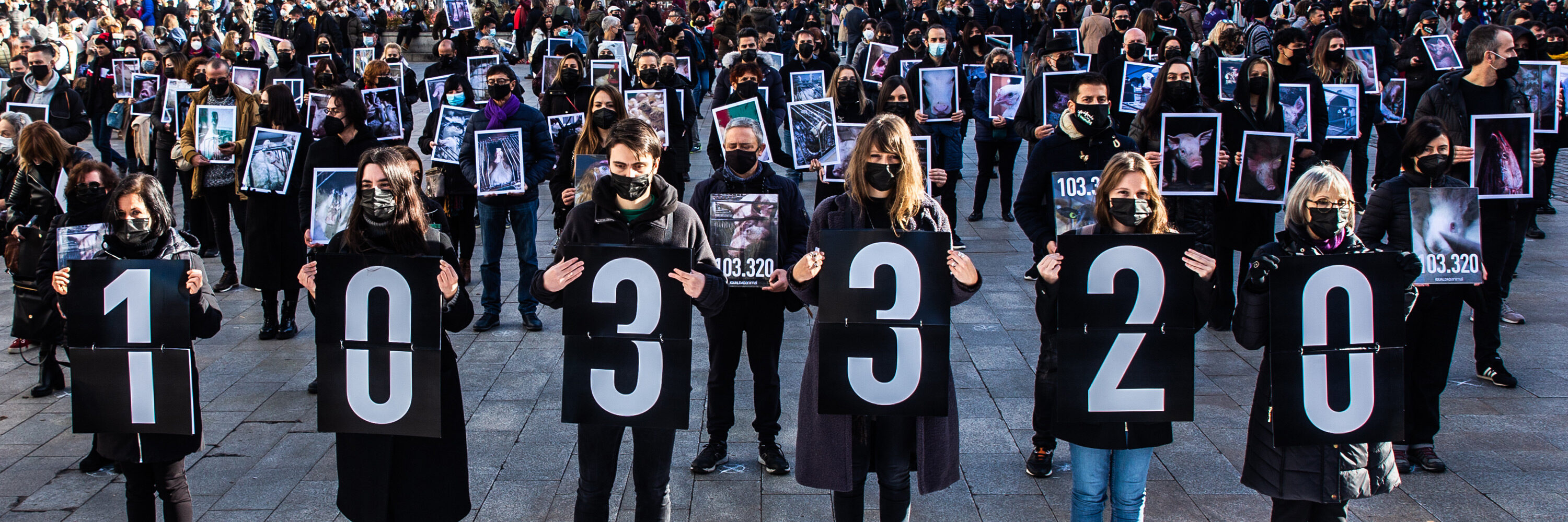 International Animal Rights Day protest in Madrid