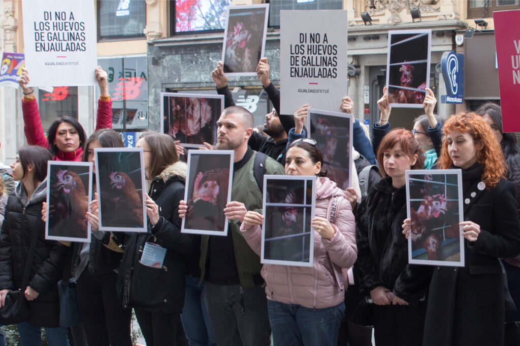 Animal Equality protesta Madrid