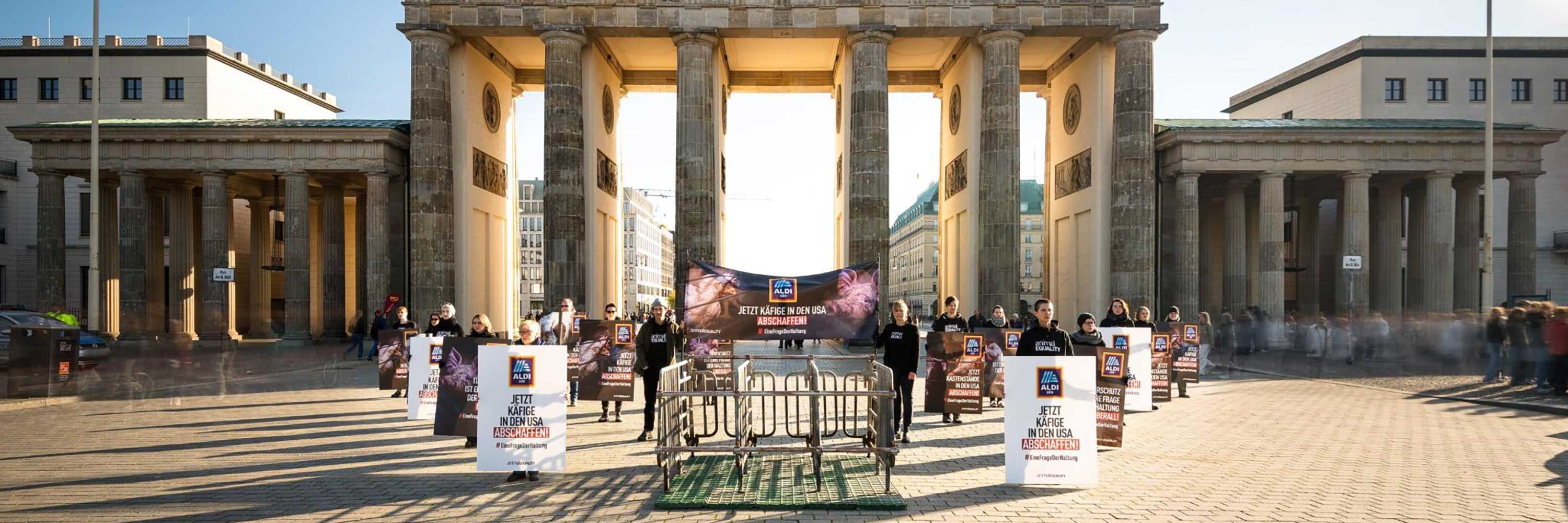 Aldi Germany Protest