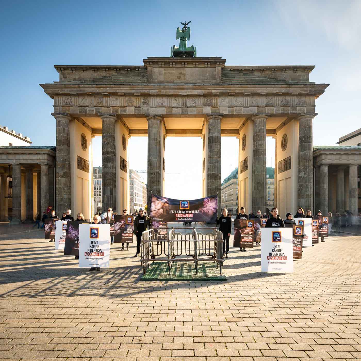 ALDI germany protest