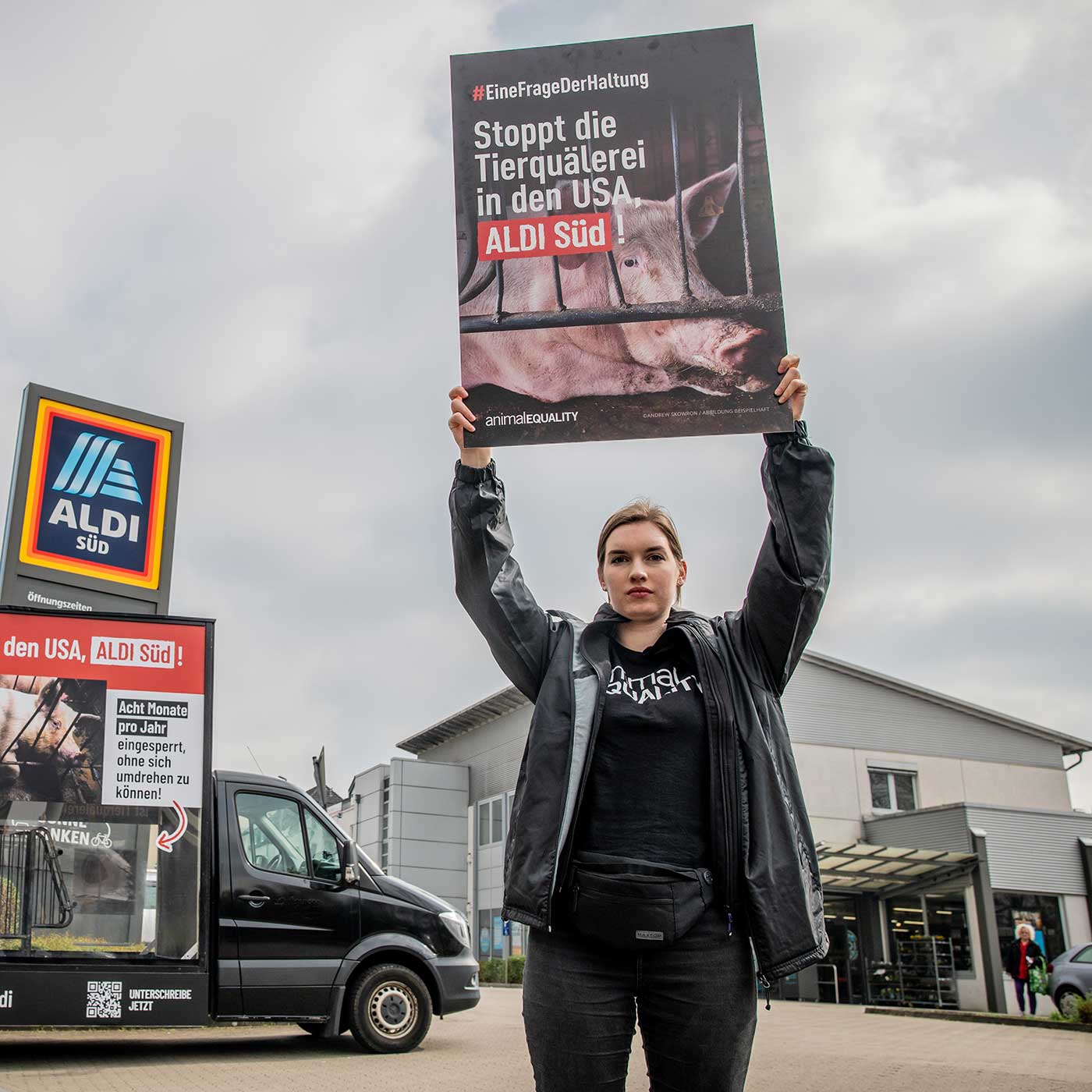 Protesta Aldi