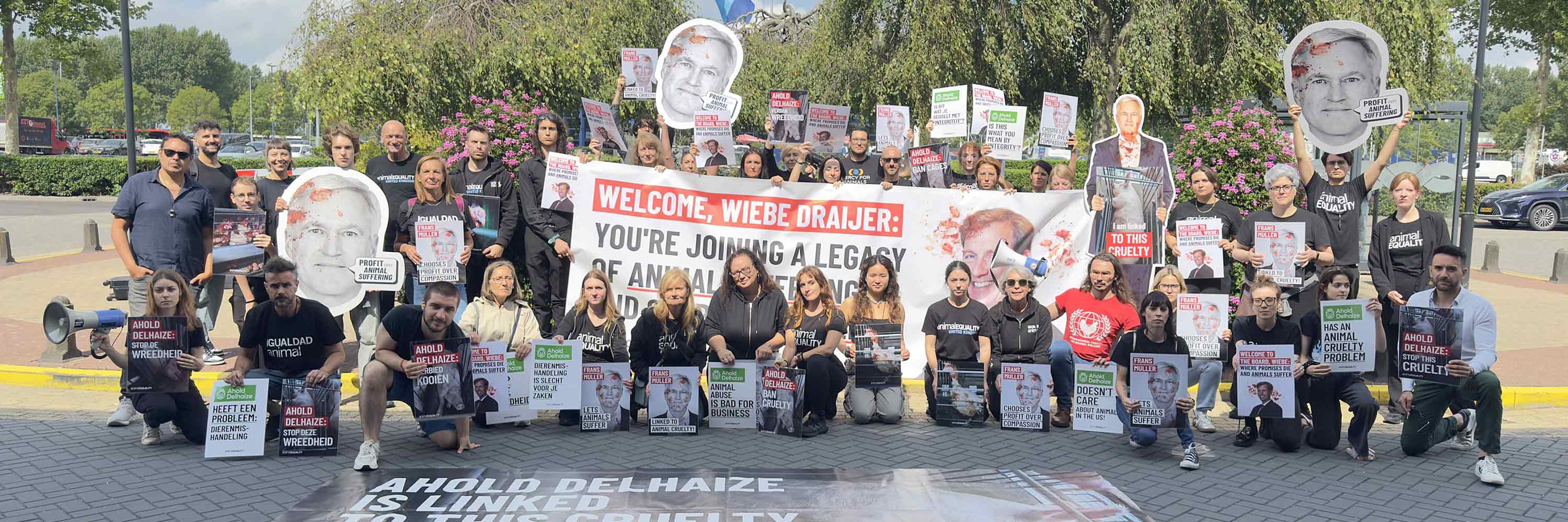 Ahold Delhaize int protest