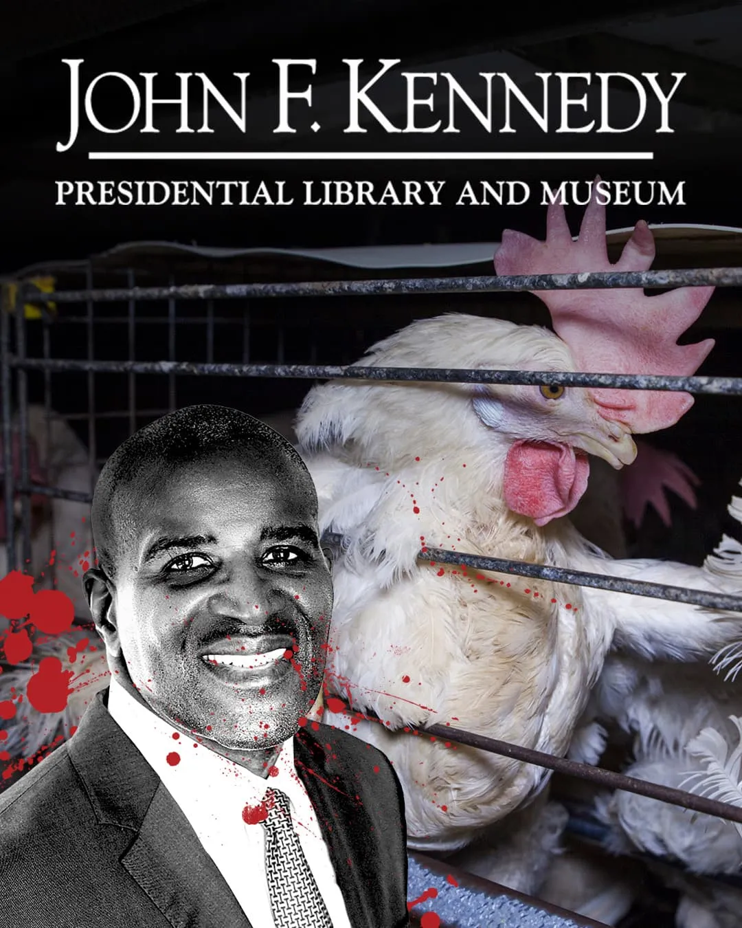 Kevin Brown with John F Kennedy Library Foundation logo
