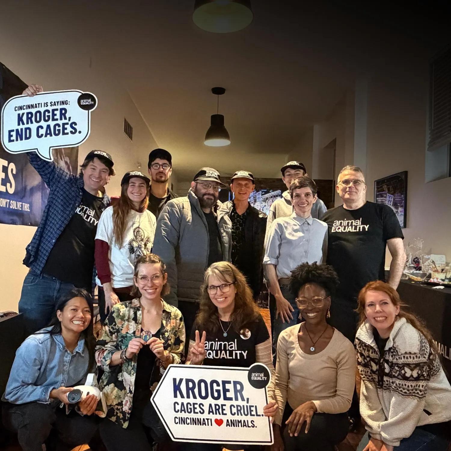 Animal Equality opens Cincinnati office to continue Kroger cage-free campaign